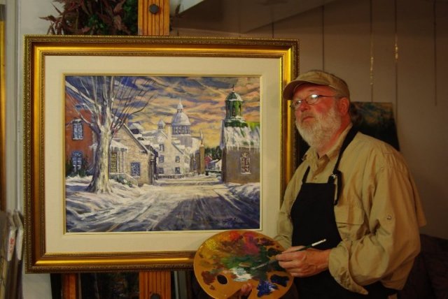 LE VIEUX-TROIS-RIVIRES,QUBEC,CANADA-PAR PIERRE LABRECQUE ARTISTE PEINTRE PROFESSIONNEL